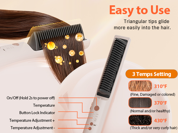 hair straightener brush