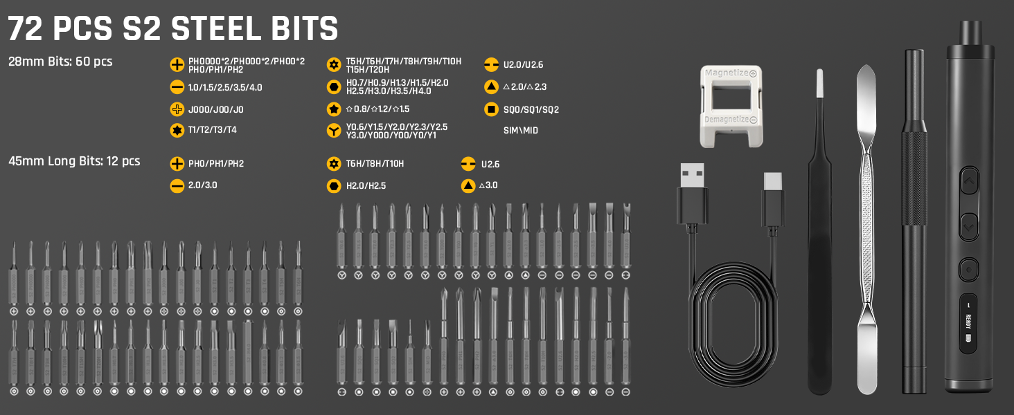 mini electric screwdriver set