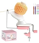 Yarn Winder for Crocheting, Anti-Slip Yarn Ball Winder Efficiently Make Neat Yarn Cake, Yarn Cake...