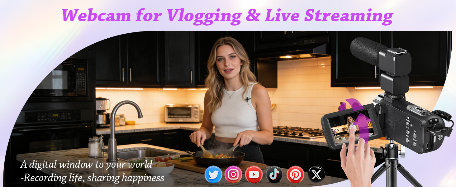 Webcam for Vlogging