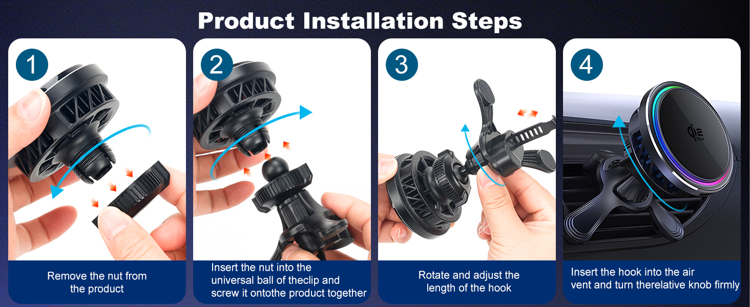 25W Magsafe Car Mount Charger