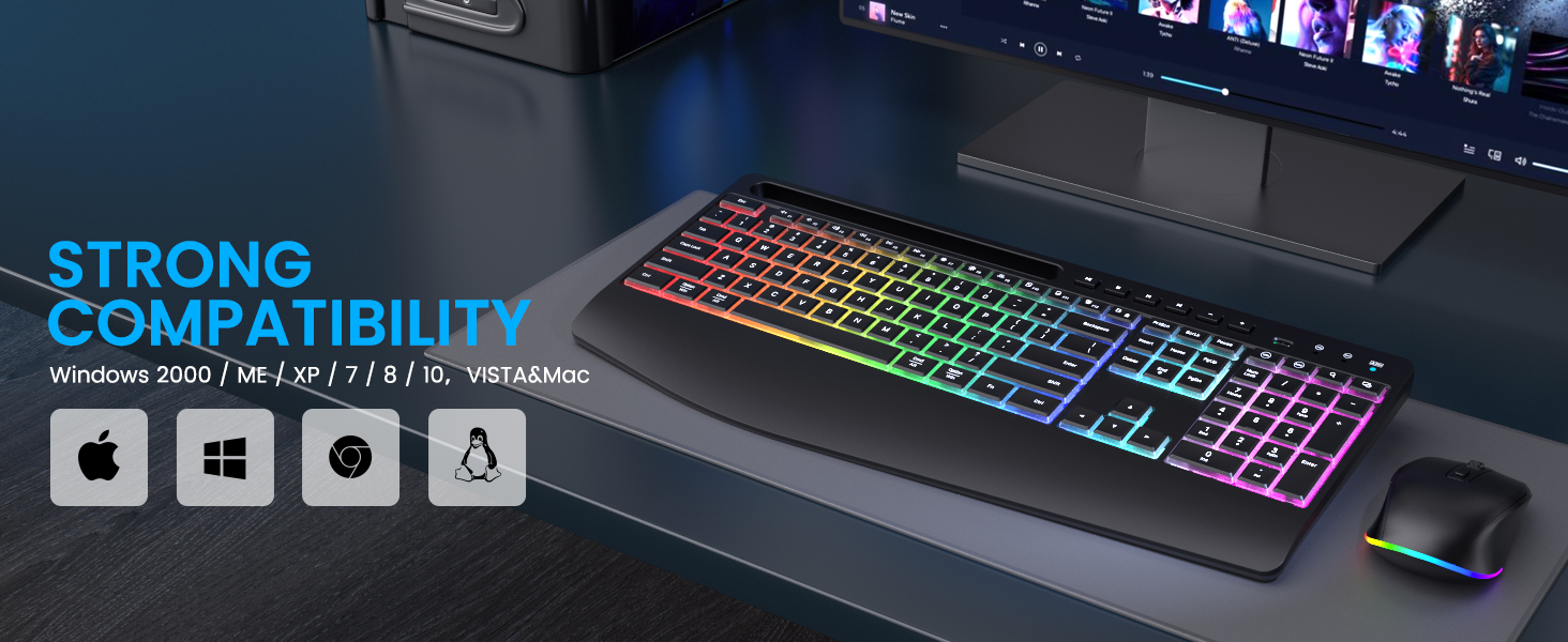 wireless mouse and keyboard combo