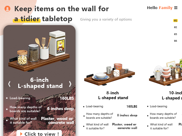 floating shelf bracket