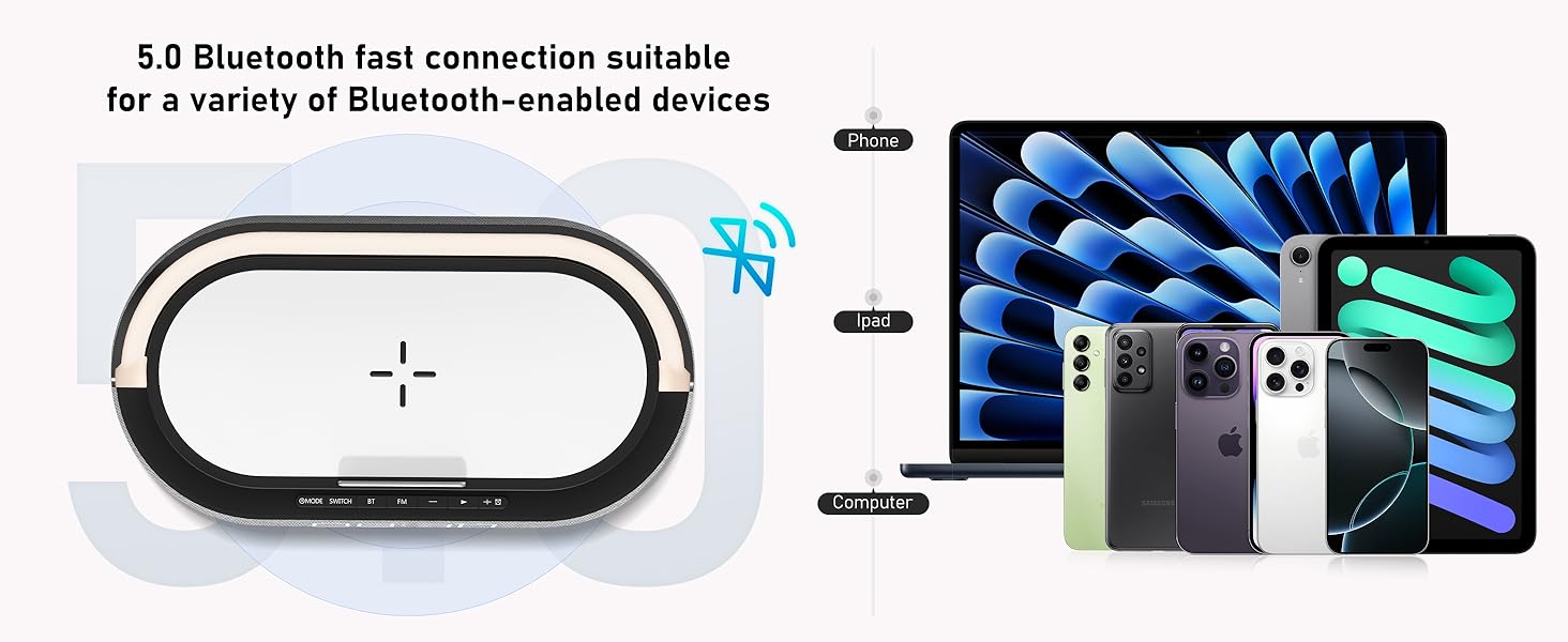 bluetooth speaker with lights