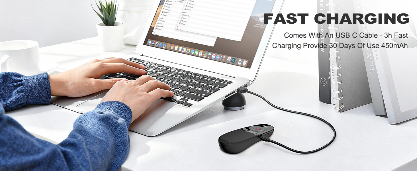 rechargeable presentation clicker