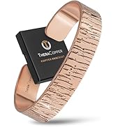TheraCopper Copper Bracelet for Men &amp; Women — 100% Pure Copper Bracelets — Raw, Solid &amp; Uncoated ...