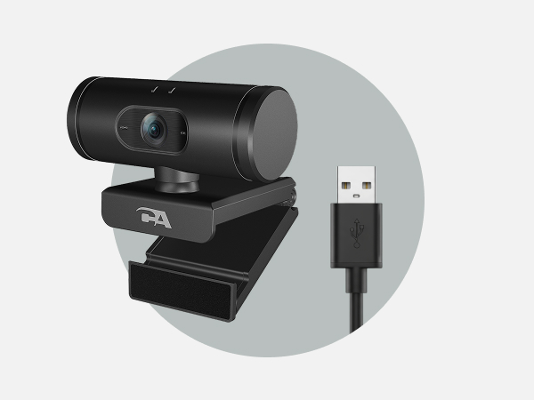 USB A webcam, plug and play camera, HD video conferencing camera, USB webcam, plug and play webcam