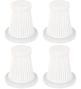 4-Pack Vacuum Filter Replacement, Washable and Reusable Handheld Vacuum Filter, Original 4 HEPA F...