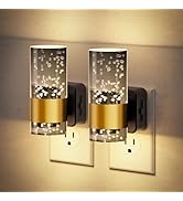 JandCase Night Lights Plug into Wall,2 Pack Automatic LED Night Light with 0-100LM Dimmable, 3000...