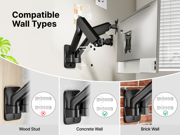 monitor arm wall mount