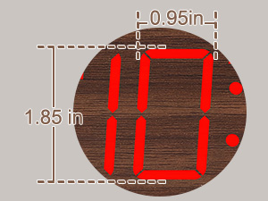 alarm clock large numbers