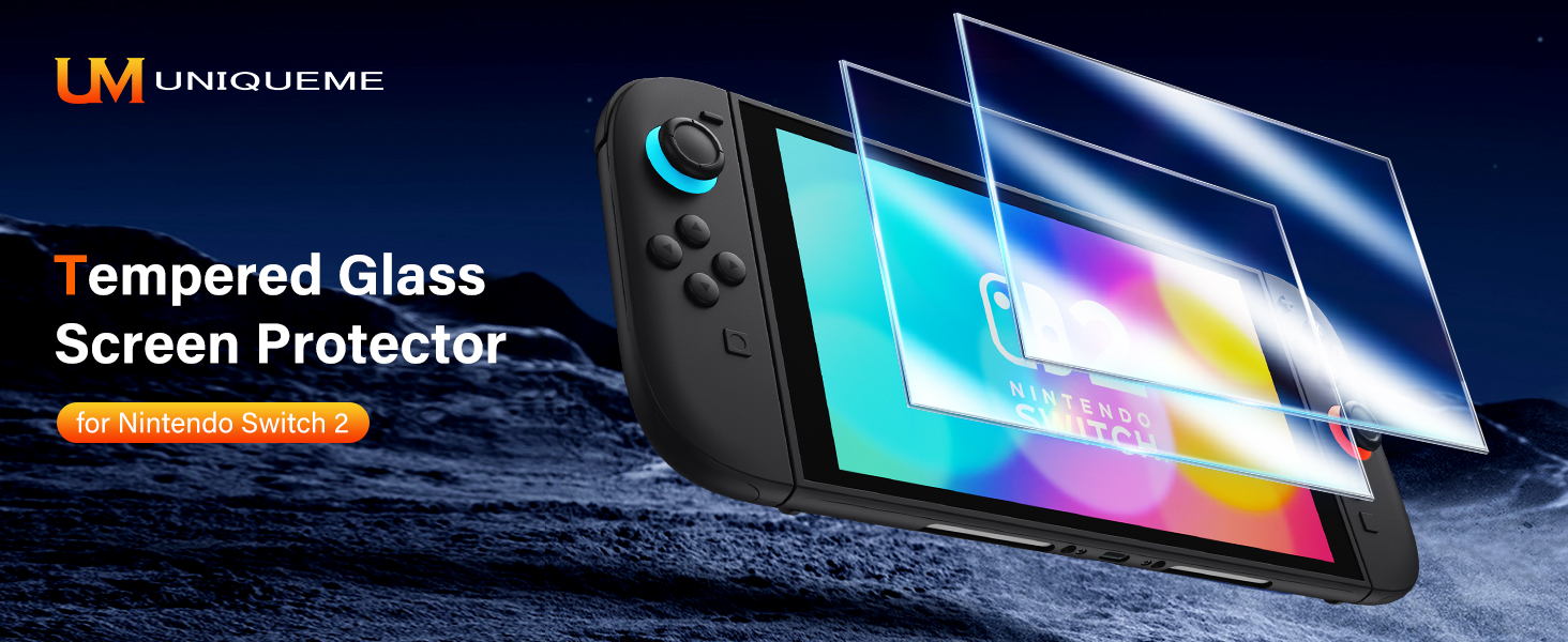 Tempered Glass Screen Protector for Nintendo Switch 2