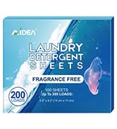 AIDEA Laundry Detergent Sheets Unscented-200 Loads