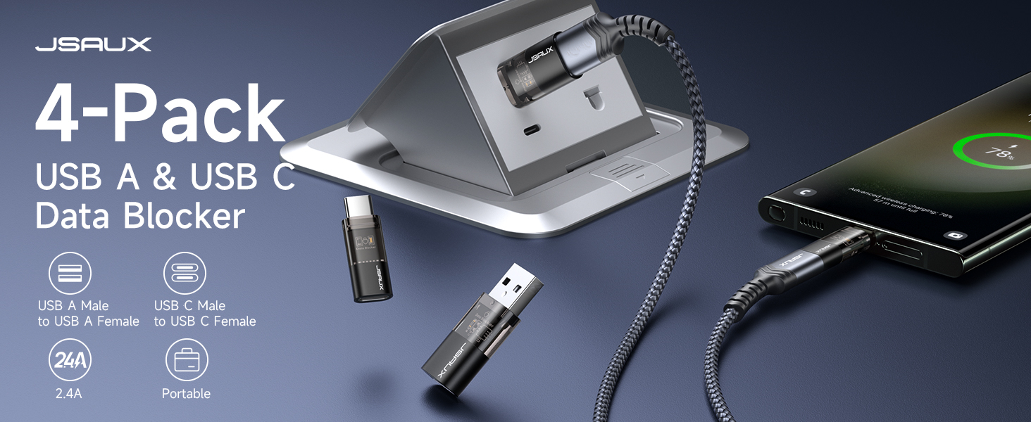 USB Data Blocker &amp; USB C Data Blocker