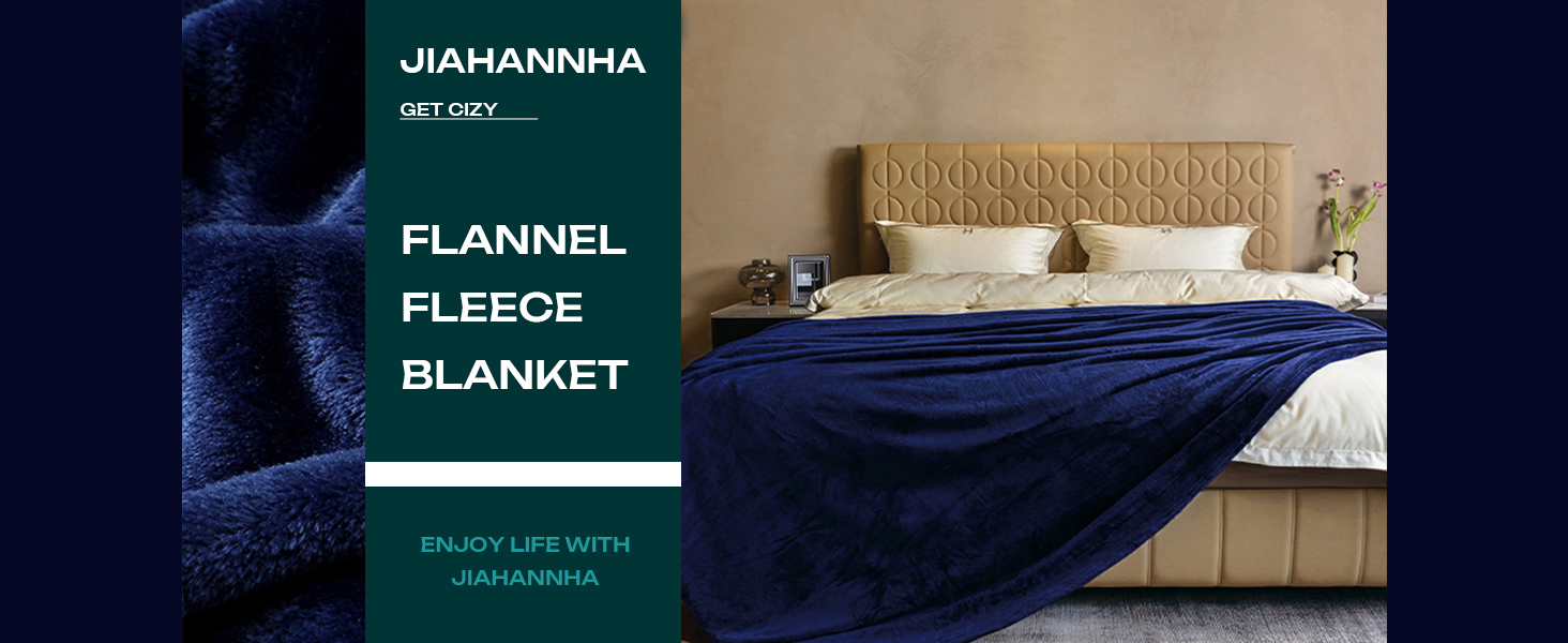 navy throw blanket