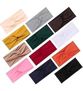 Kachanaa 12 Pack Headbands for Women,Elastic Headbands Non Slip Workout Yoga Sport Hair Bands for...