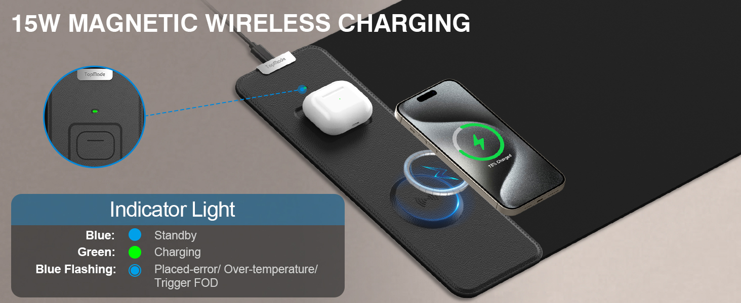 15W Magnetic Wireless Charging