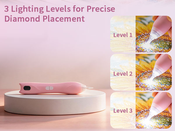 diamond painting pen with light
