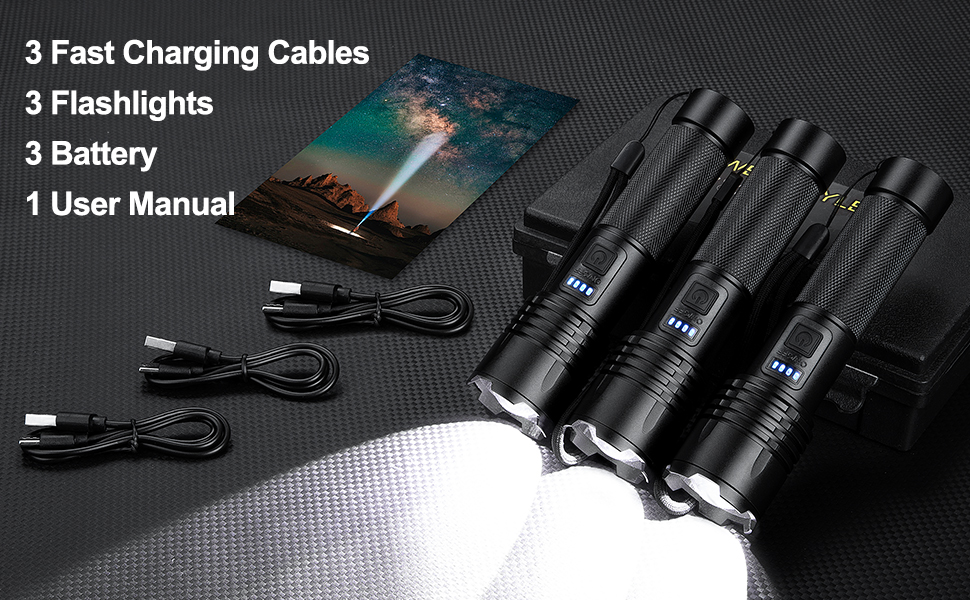 rechargeable flashlights