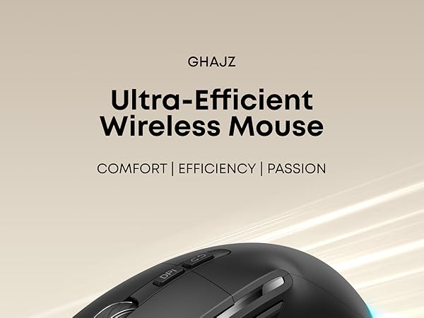 Wireless ergo mouse