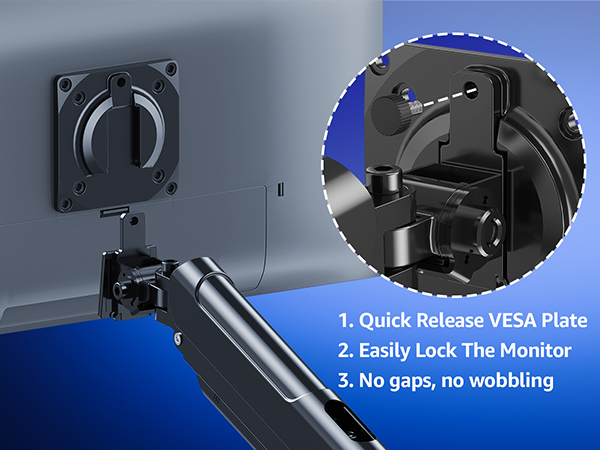 single monitor desk mount