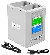 Hanatora LCD Parallel Charger with Storage Charge,Discharge for DJI Mini 4 Pro/3/3 Pro Battery, T...