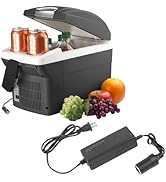 Wagan Electric Cooler &amp; Warme 6 Quart car 12V DC Portable Thermoelectric Fridge 110V AC Home Powe...