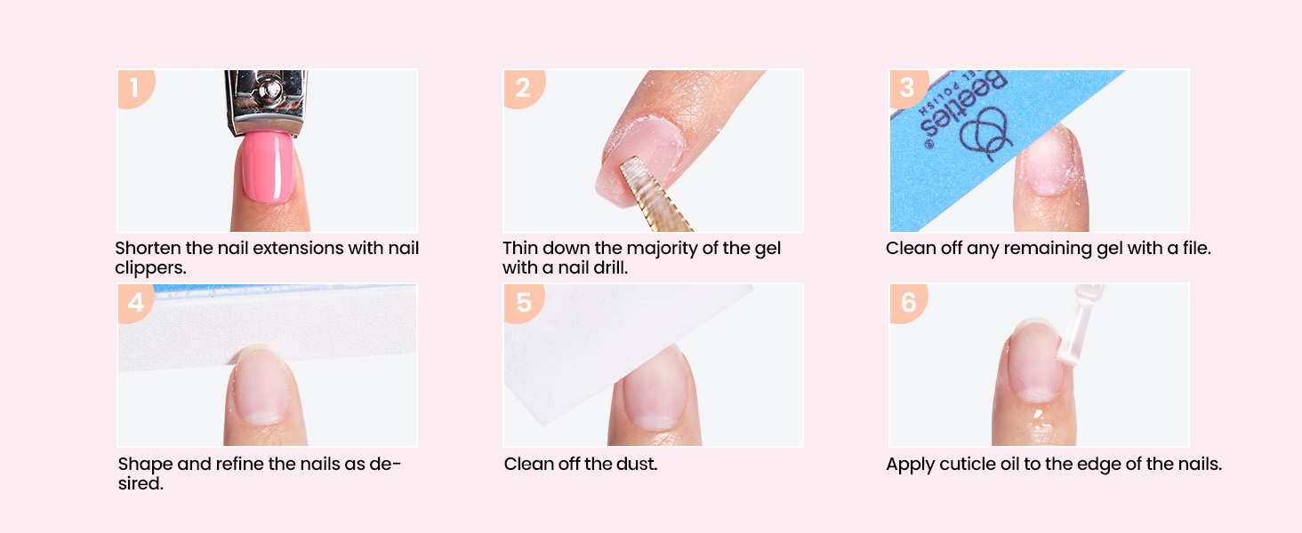 How to Remove Nail Extensions
