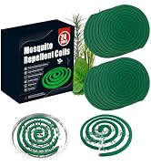 24 Coils Mosquito Repellent Coils with 6 Metal Stands &amp; 1 Holder, Citronella Incense Mosquito Coi...