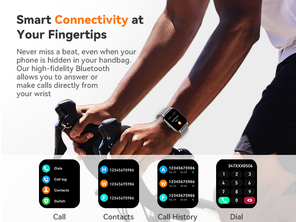 smart watch for women, smart watch with call and text