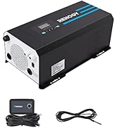 Renogy 3000w Pure Sine Wave Inverter Charger 12V DC to 120V AC Surge 9000w for Off-Grid Solar RV ...