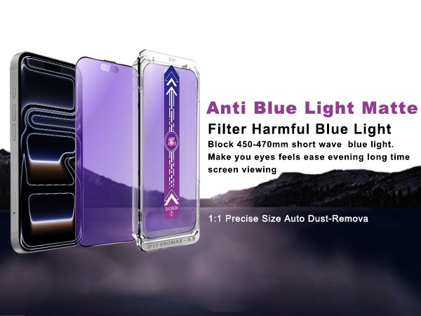 Anti Blue Light Matte Screen Protector for iPhone