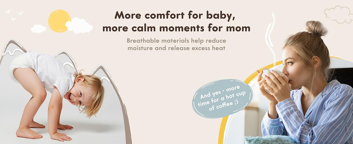 More comfort for baby, more calm moments for mom