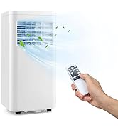 ARLIME Portable Air Conditioner w/Remote Control, 8000 BTU AC Unit Fan & Dehumidifier, 1-24H Time...