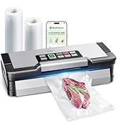 95kPa Vacuum Sealer Machine with AquaLock Technology, for Moist Seals, 2X Seal &amp; 130W, Fully Auto...