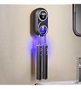 Wall Mounted Toothbrush Holder, Toothbrush Covers with 2 Toothbrush Slots, Portable Cleaning Box ...