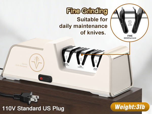 Electric knife sharpener