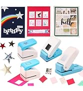 BAOFALI4Pcs Stamp Punche Tool Set |Postage Stamp Punch1X0.8inch/0.9x1.1inch | Square Punch1X1 inc...