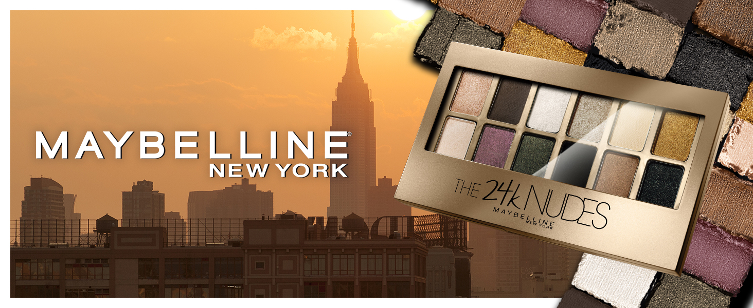 maybelline new york the nudes pallet