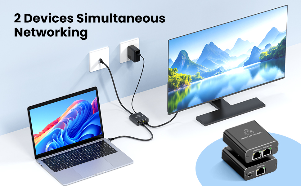 2 Devices Simultaneous Networking