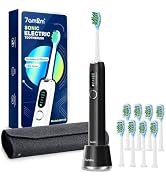 7AM2M Sonic Electric Toothbrush, 365-Day Battery, Type-C Charge, LED Screen | Travel Electric Too...