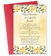 Hongshan Birthday Card for Friend,Unique Friends Birthday Cards,Funny Card for Women Sister, Happ...