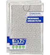 Microwave Filter Replacement 7.64” x 5.12” for GE WB06X10309 WB06X10359 Microwave Grease Filter -...