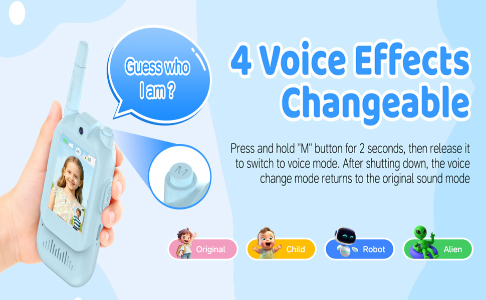 Video Walkie Talkies for Kids