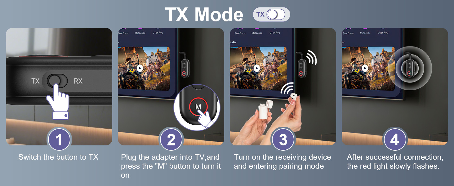 2 in 1 Wireless Audio Adapter