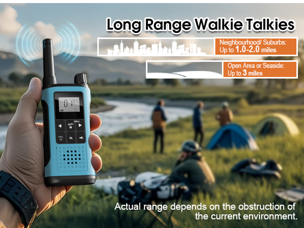 long distance walkie talkies