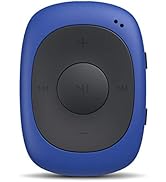 AGPTEK G02 8GB Clip MP3 Player with FM Shuffle, Portable Music Player with Sweatproof Silicone Ca...