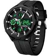 findtime Large Face Watches for Men Casual Chronograph Waterproof Sport Military Mens Watch Heavy...