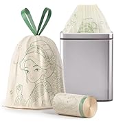 13 Gallon Trash Bags with Chinese-style Flower Girl Printed &amp; Drawstring, Tear-Resistant Tall Kit...