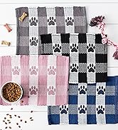 Collection of our woven buffalo check food mats